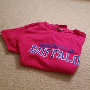 University at Buffalo Tshirt Pink